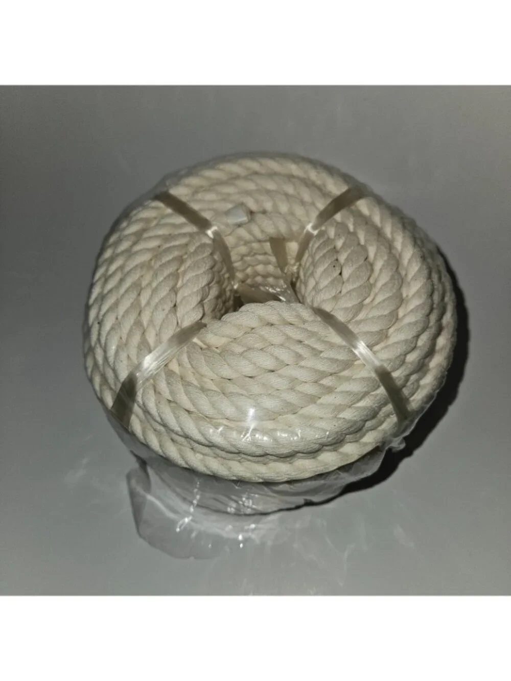 NOS Natural Cord 100% Cotton 3 Ply 100 ft 8mm Thick Hobby Lobby 2016